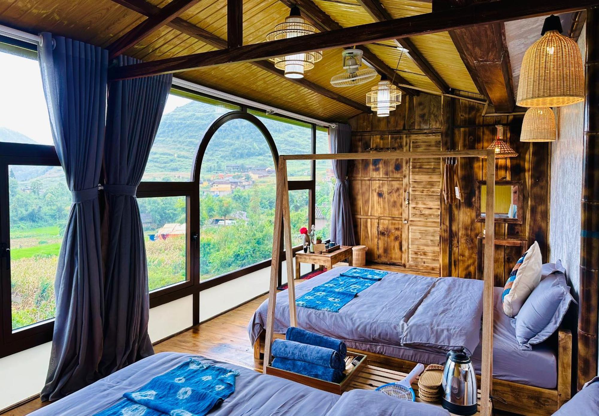 Khoi Homestay And Restaurant Loung Co Esterno foto