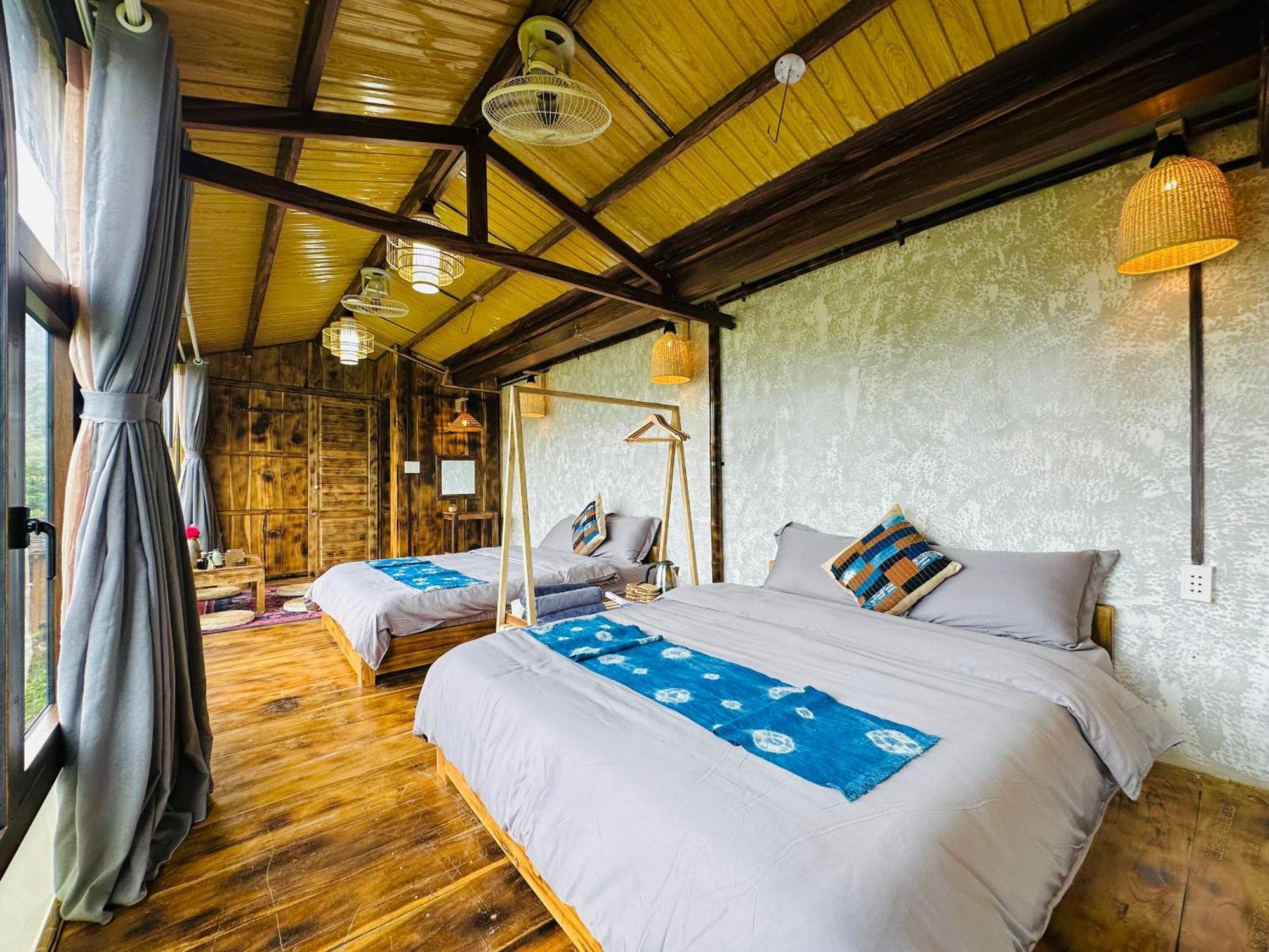 Khoi Homestay And Restaurant Loung Co Esterno foto