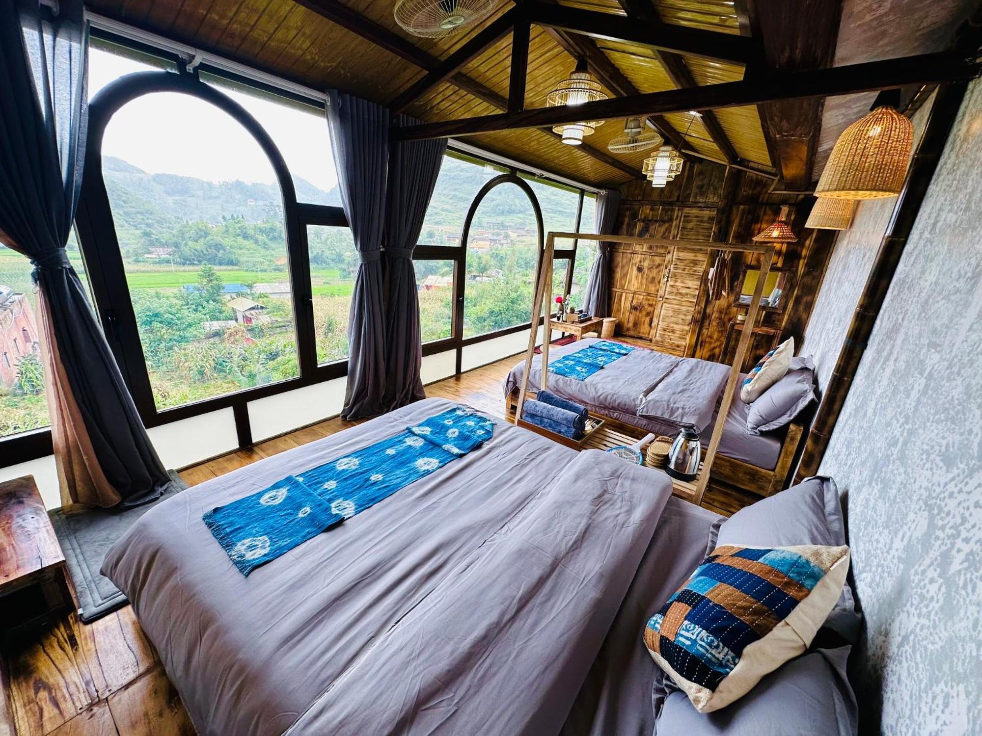 Khoi Homestay And Restaurant Loung Co Esterno foto